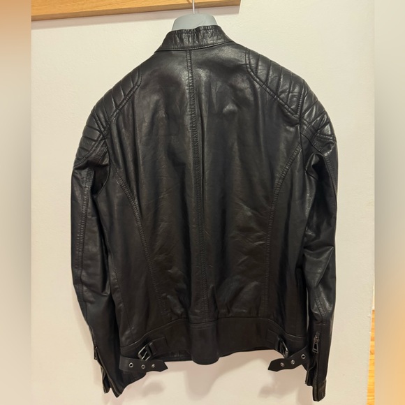 Belstaff Men's Signature Hand Waxed Sandway Leather Jacket Black EU 48 US 38 - Picture 4 of 17